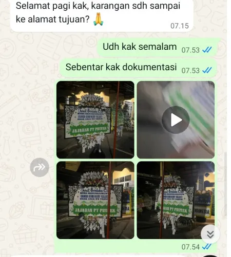 Pengiriman Papan Bunga Selamat Suru Geyer
